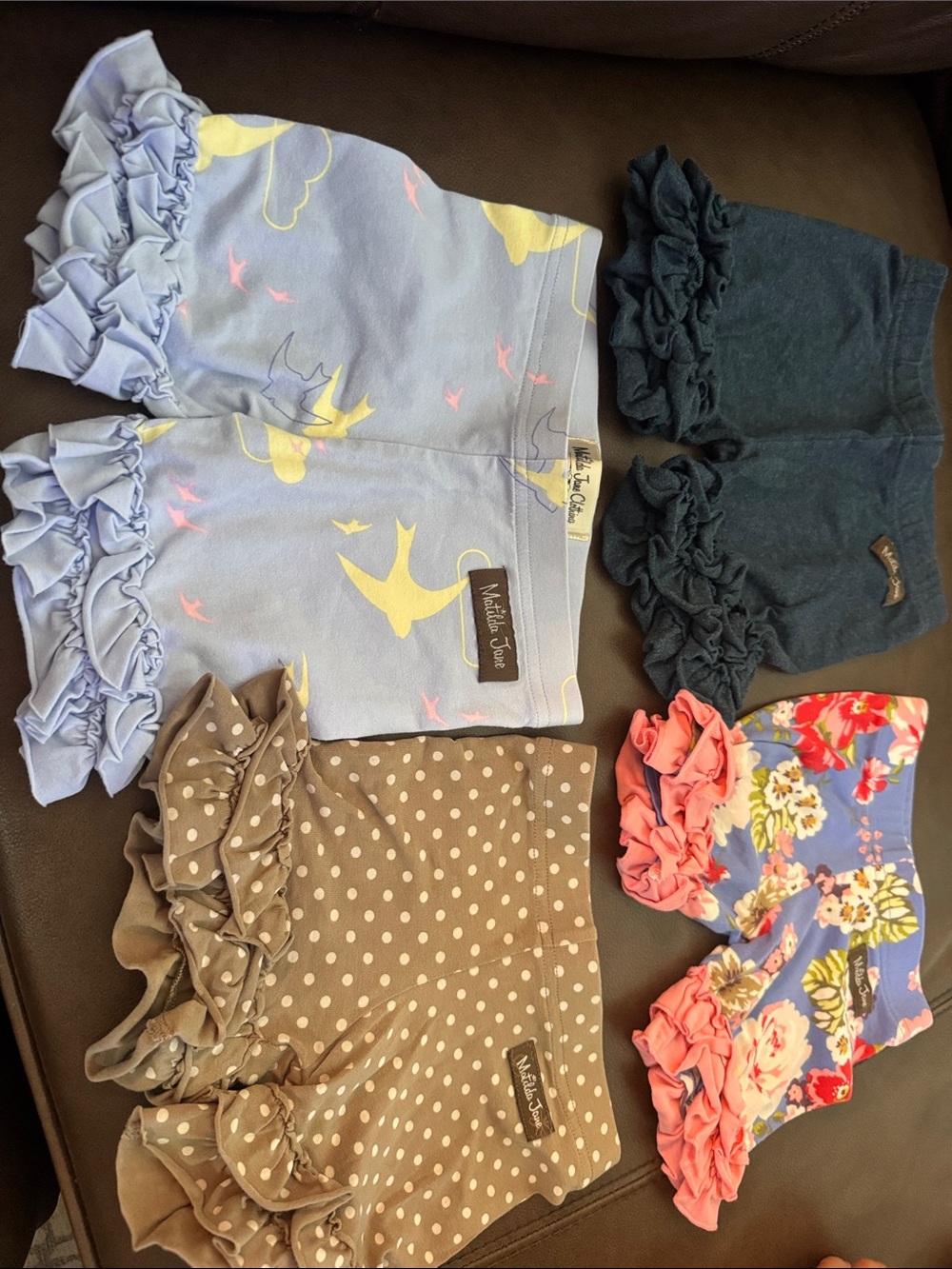 Matilda Jane Girls Ruffle Shorts Bundle